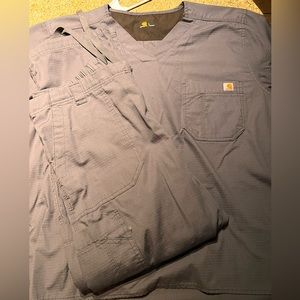 Gray Carhartt scrubs